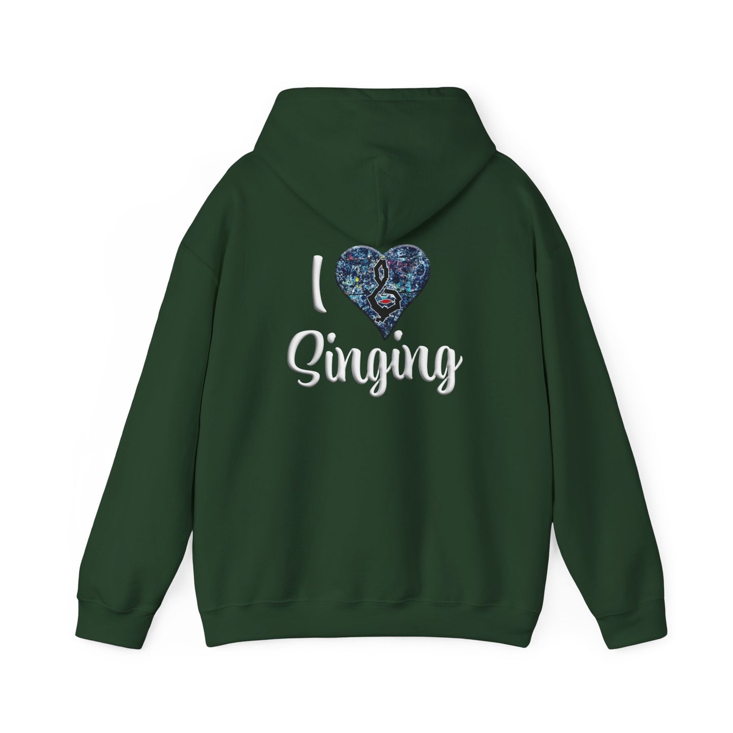 Hunter Hall: I ❤️ Singing Heavy Blend Hoodie