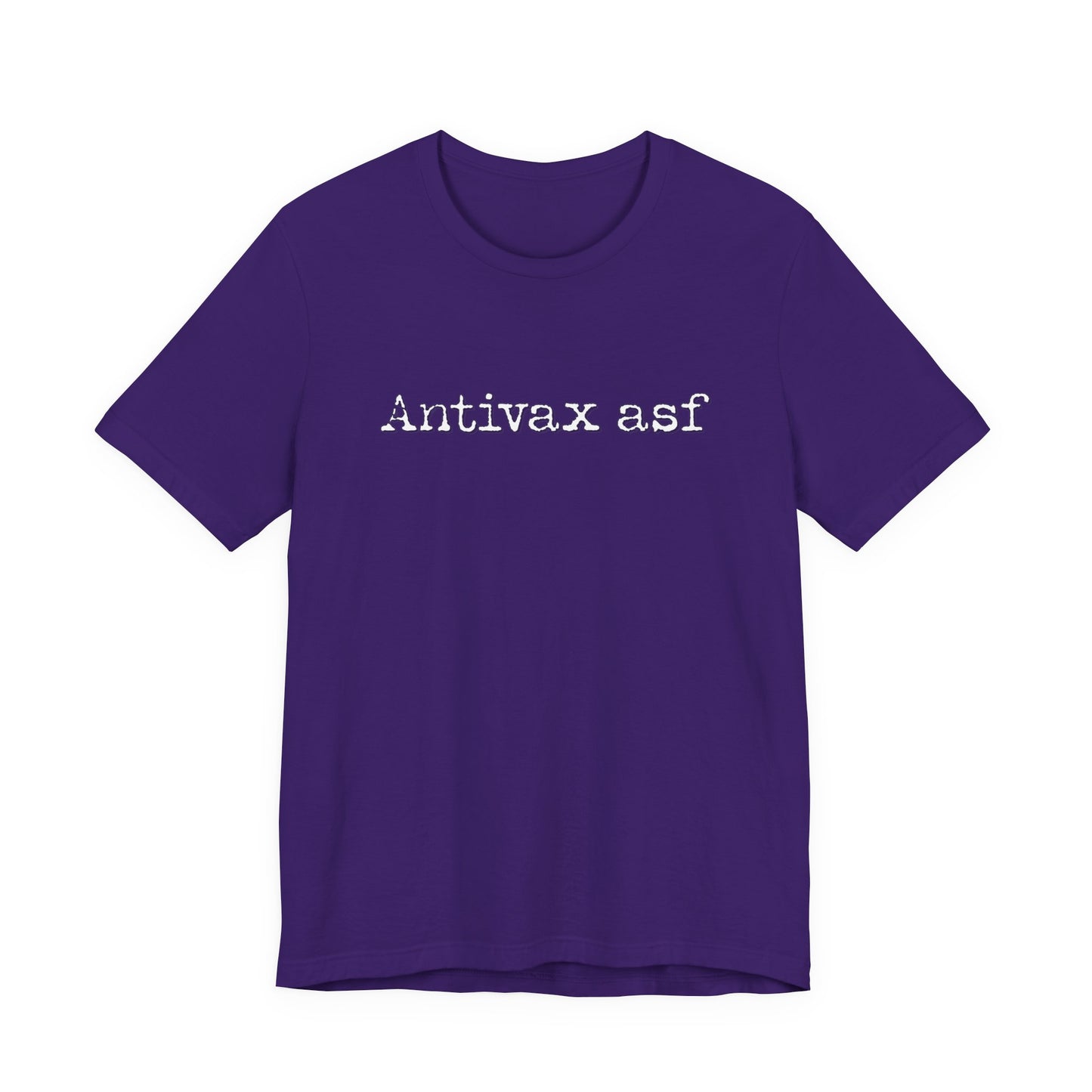 TR Antivax asf Adult Unisex Short Sleeve Tee