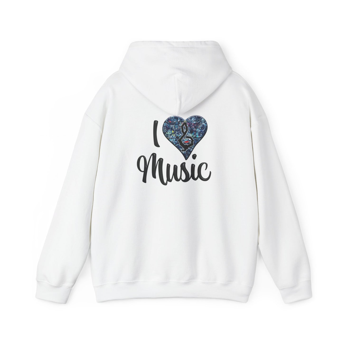 Hunter Hall: I ❤️ Music Heavy Blend Hoodie