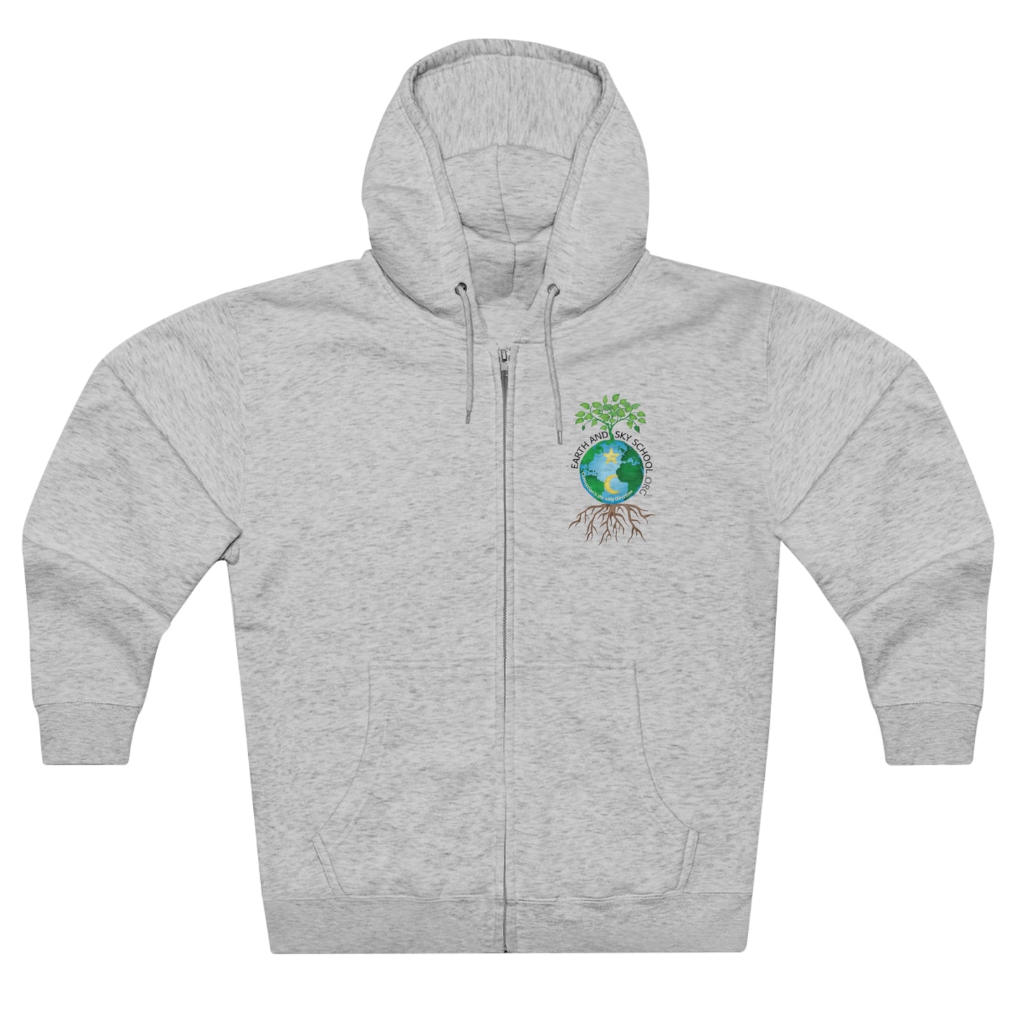 Earth and Sky School Unisex Zip Hoodie