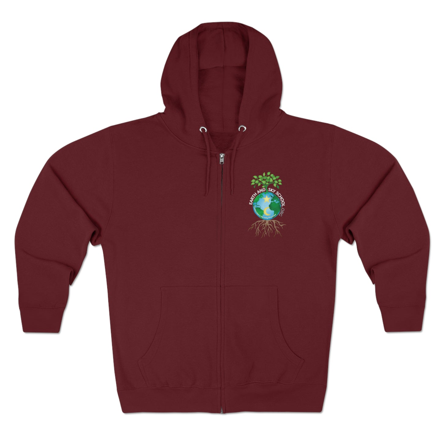Earth and Sky School Unisex Zip Hoodie