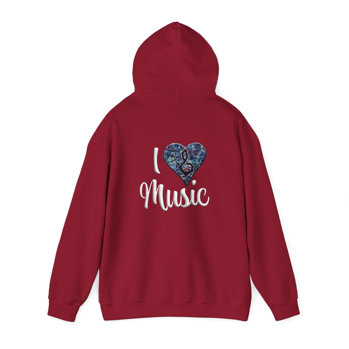 Hunter Hall: I ❤️ Music Heavy Blend Hoodie