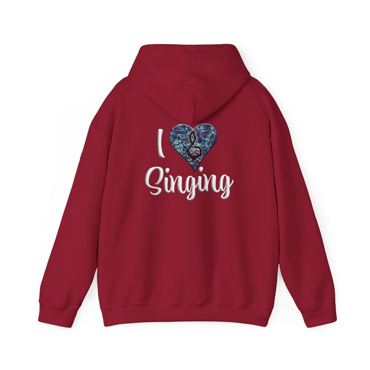 Hunter Hall: I ❤️ Singing Heavy Blend Hoodie