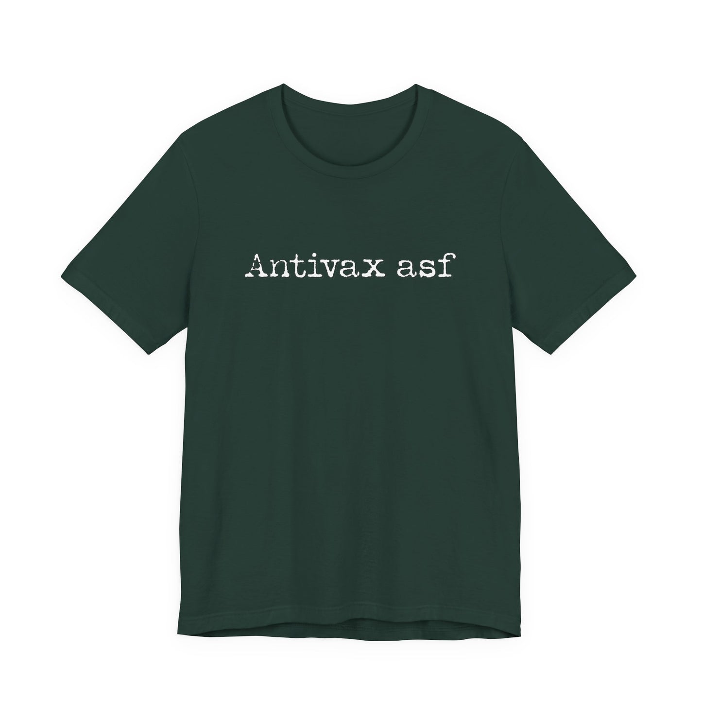 TR Antivax asf Adult Unisex Short Sleeve Tee