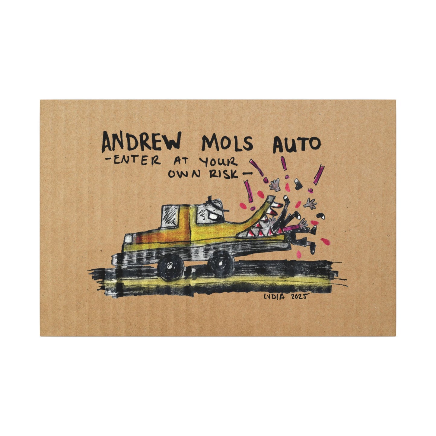 Andrew Mols Matte Canvas, Stretched, 0.75" (Multi-Size)