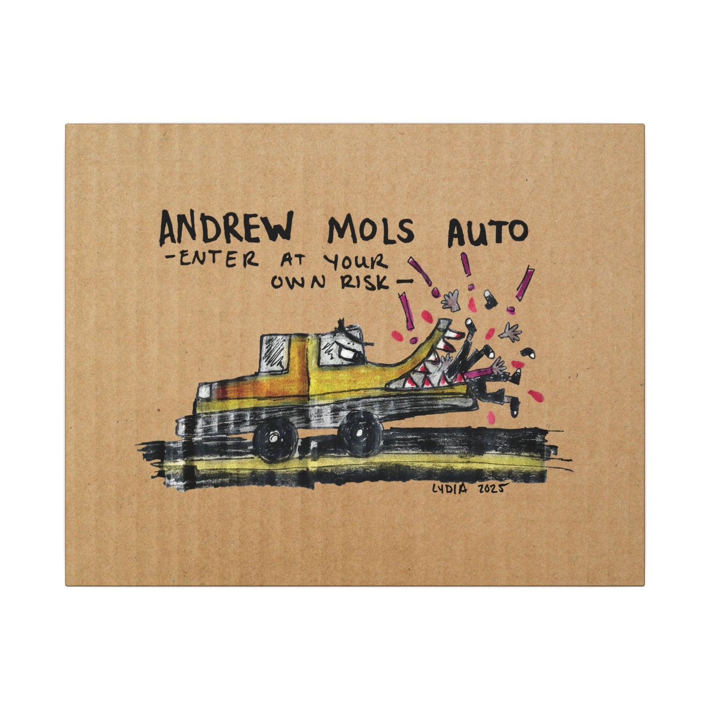 Andrew Mols Matte Canvas, Stretched, 0.75" (Multi-Size)