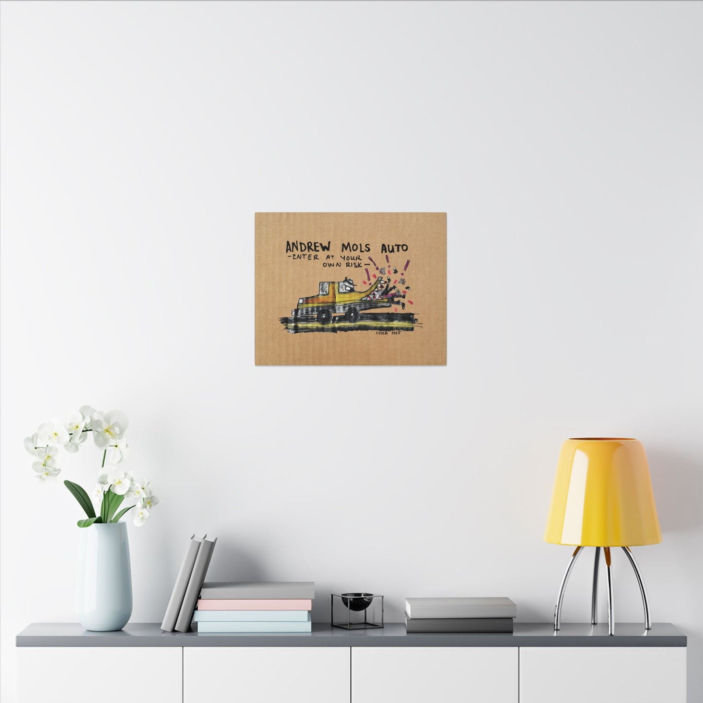 Andrew Mols Matte Canvas, Stretched, 0.75" (Multi-Size)