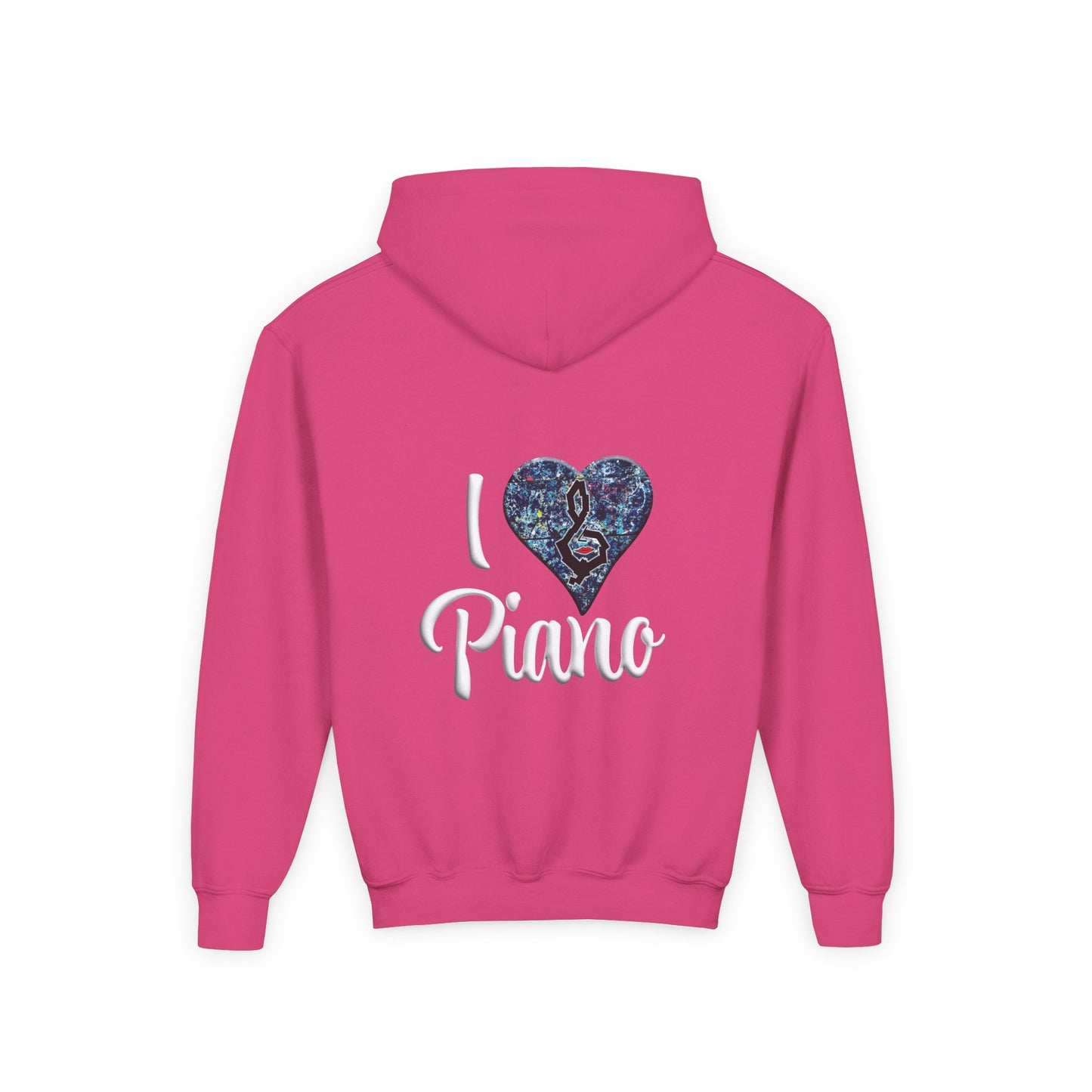 Hunter Hall: I ❤️ Piano Youth Hoodie
