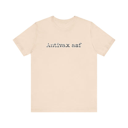 TR Antivax asf Adult Unisex Short Sleeve Tee