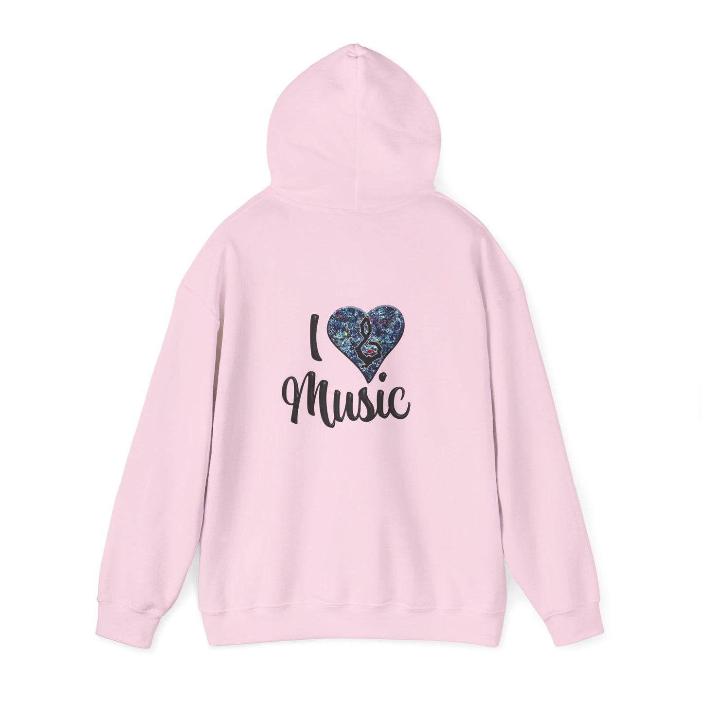 Hunter Hall: I ❤️ Music Heavy Blend Hoodie