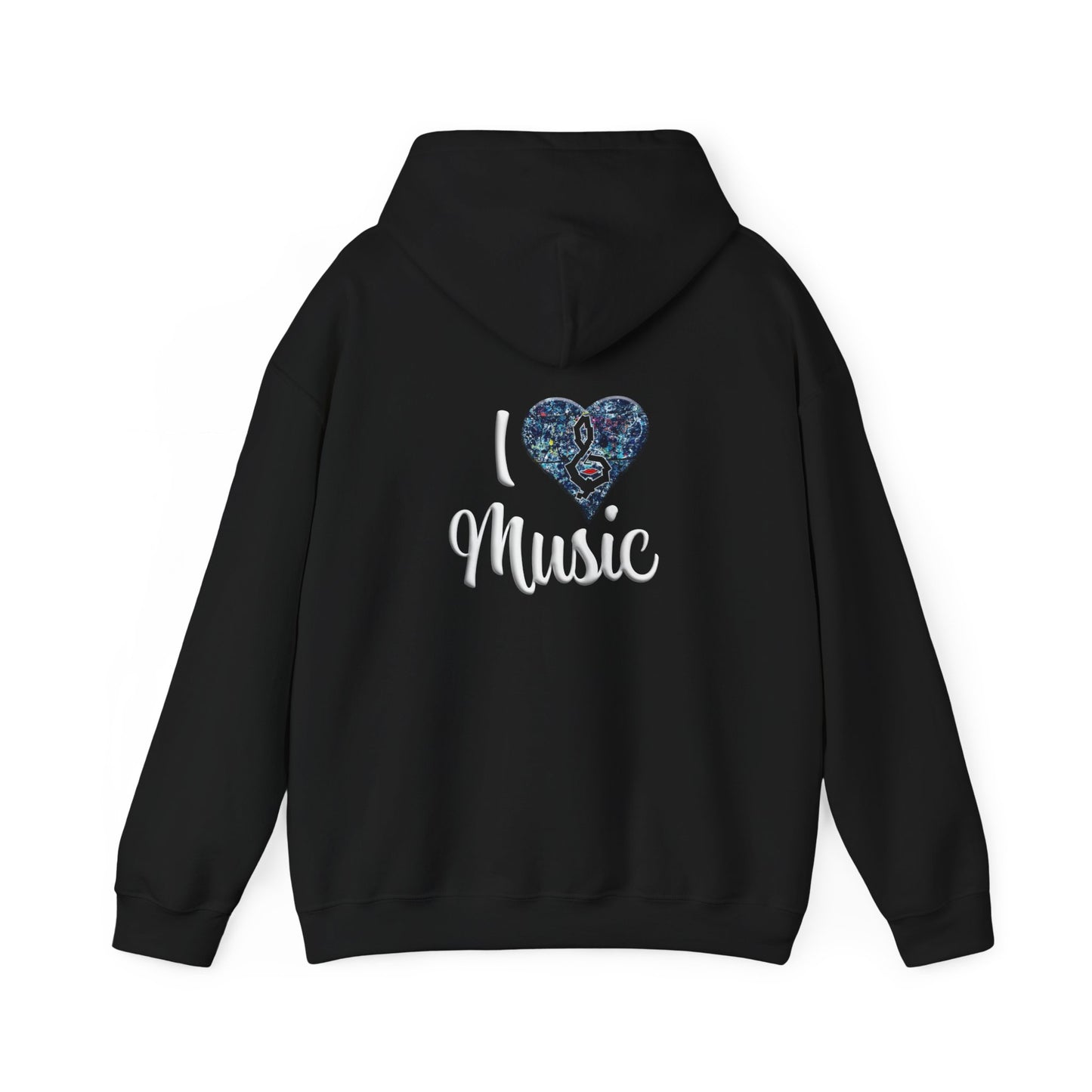 Hunter Hall: I ❤️ Music Heavy Blend Hoodie