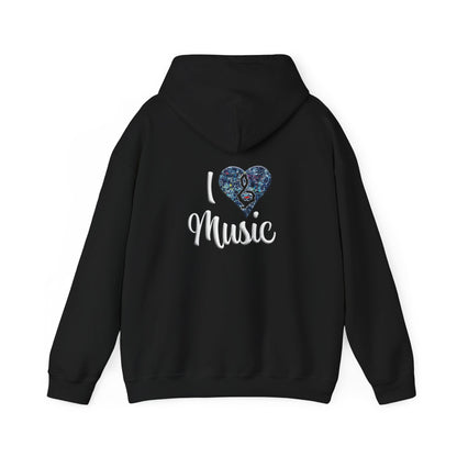 Hunter Hall: I ❤️ Music Heavy Blend Hoodie
