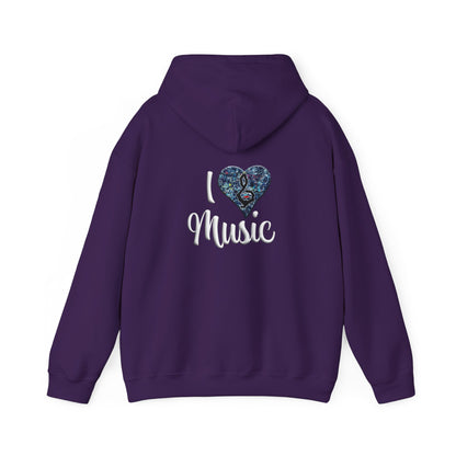 Hunter Hall: I ❤️ Music Heavy Blend Hoodie
