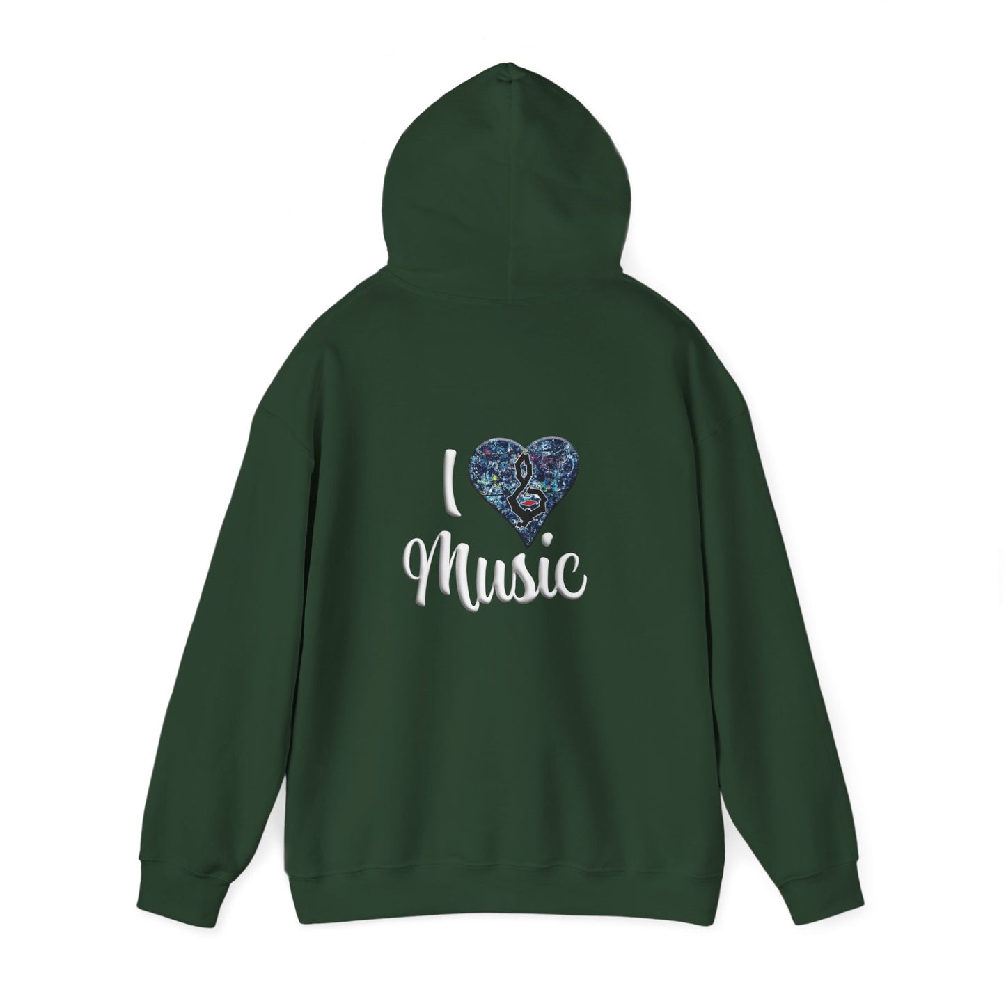 Hunter Hall: I ❤️ Music Heavy Blend Hoodie