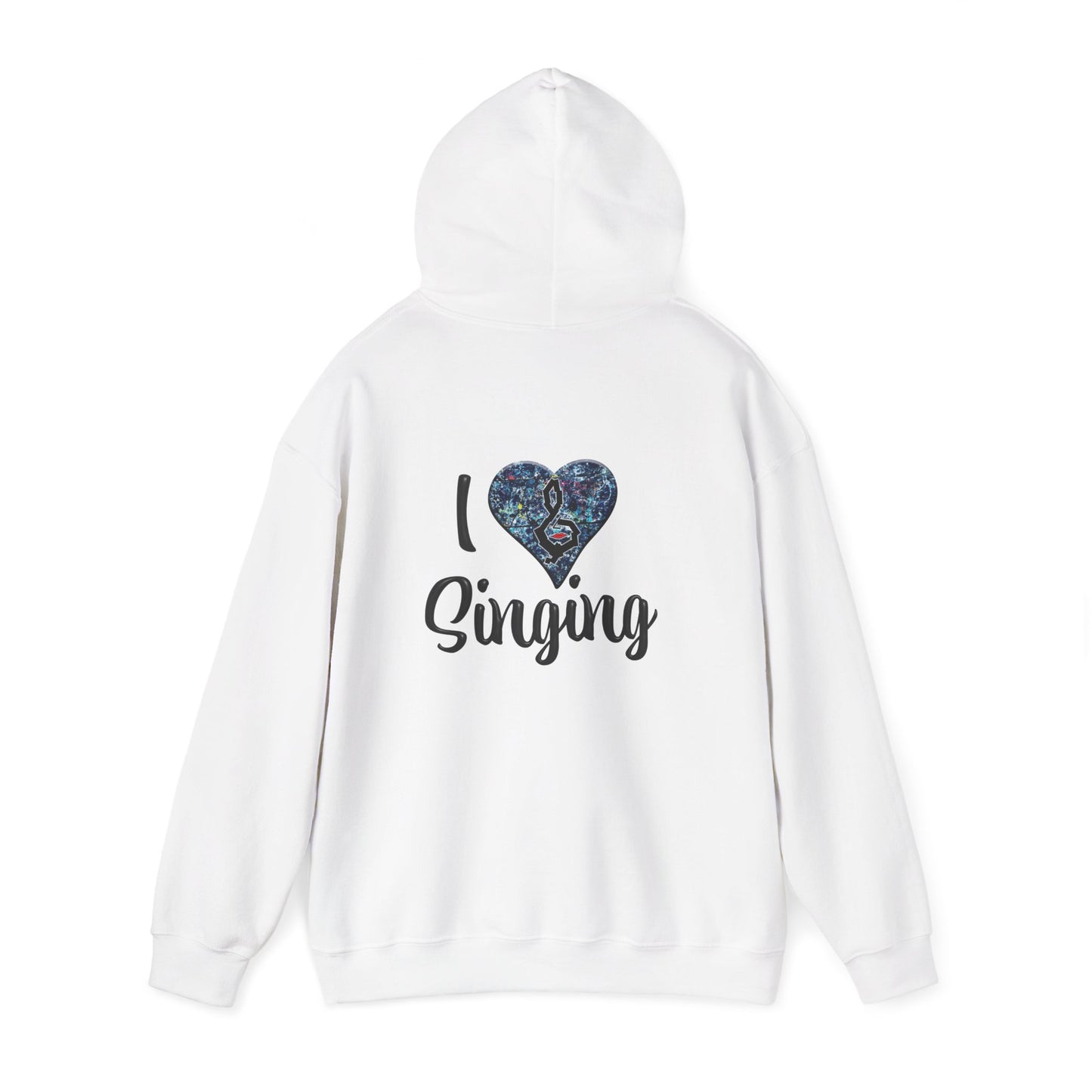 Hunter Hall: I ❤️ Singing Heavy Blend Hoodie