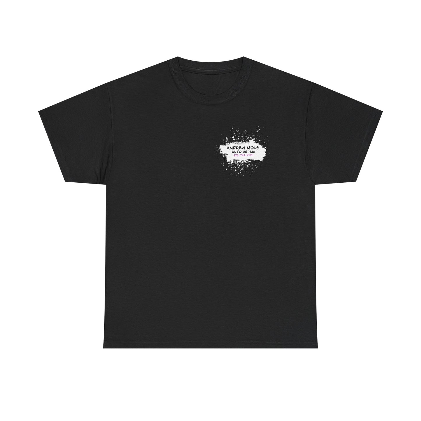 ANDREW MOLS AUTO REPAIR Unisex Heavy Cotton Tee B