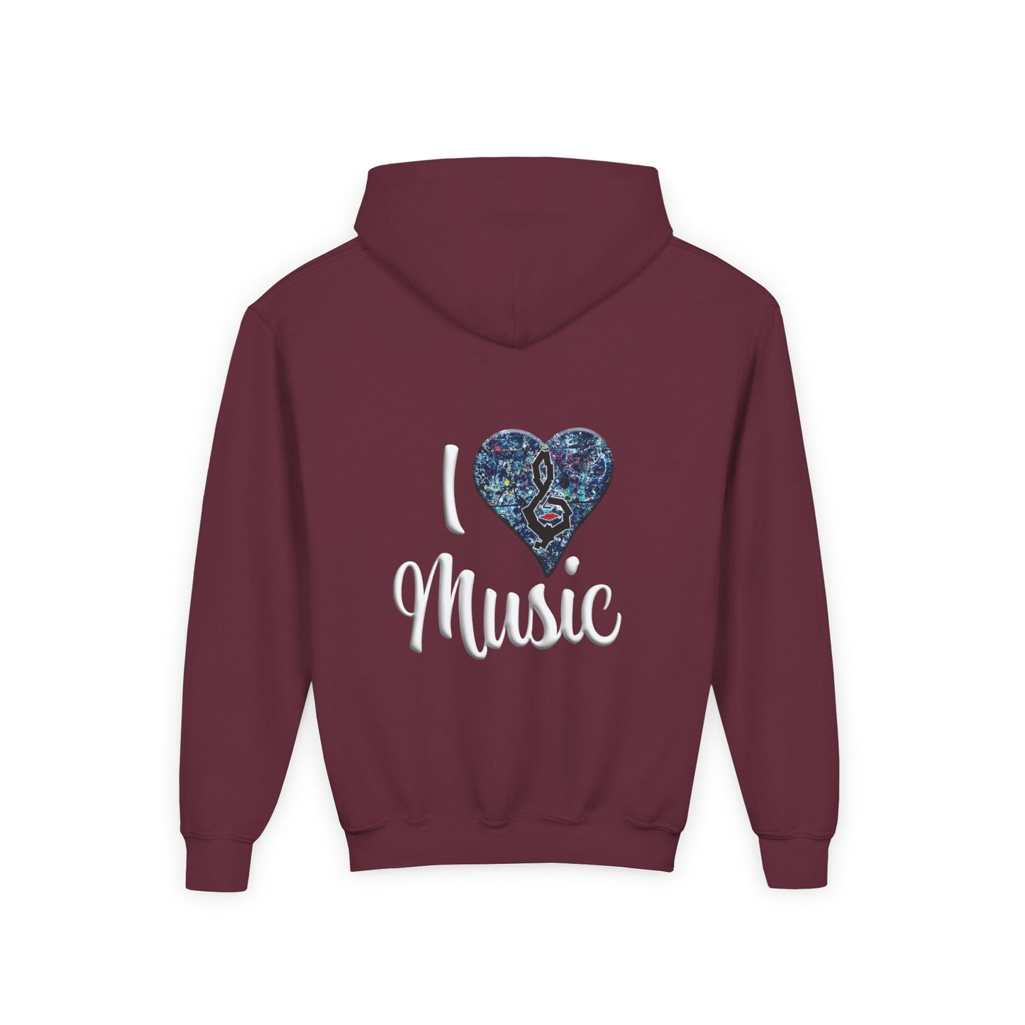 Hunter Hall: I ❤️ Music Youth Hoodie
