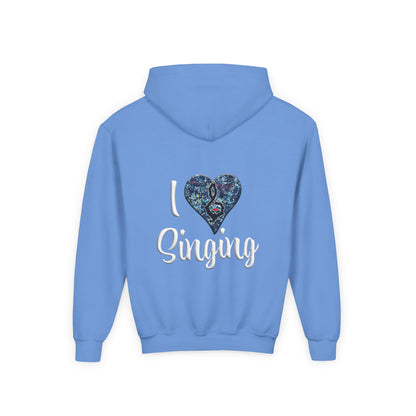 Hunter Hall: I ❤️ Singing Youth Hoodie