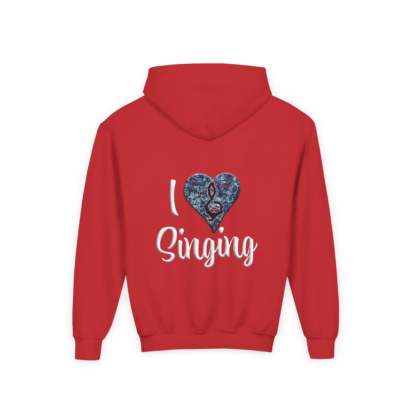 Hunter Hall: I ❤️ Singing Youth Hoodie