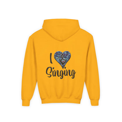 Hunter Hall: I ❤️ Singing Youth Hoodie