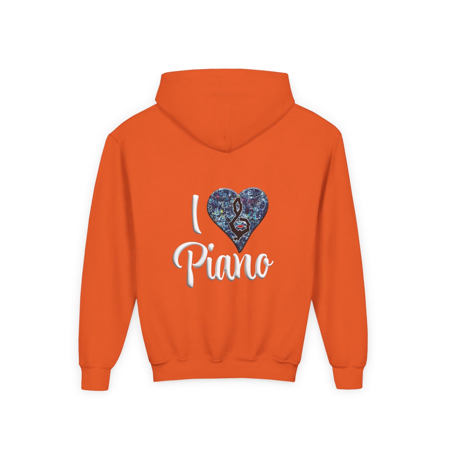 Hunter Hall: I ❤️ Piano Youth Hoodie