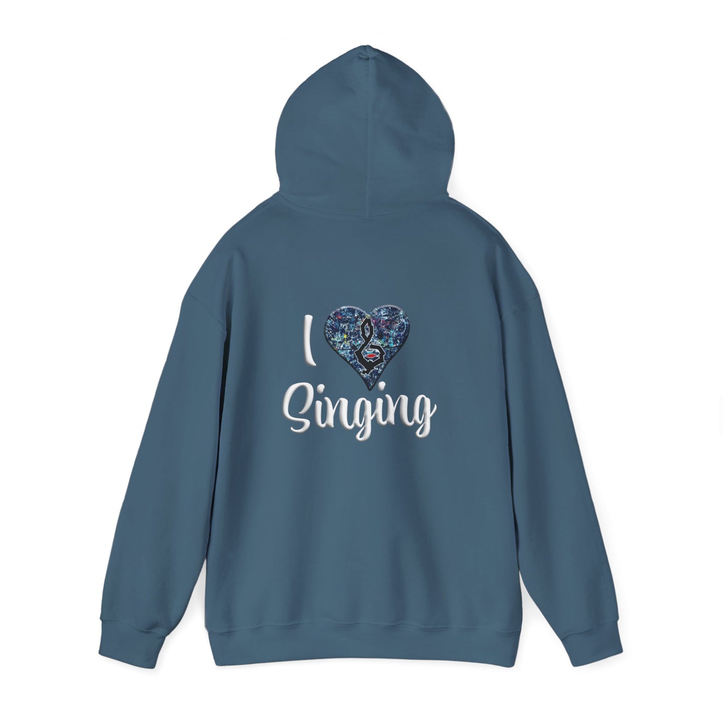 Hunter Hall: I ❤️ Singing Heavy Blend Hoodie