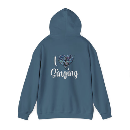 Hunter Hall: I ❤️ Singing Heavy Blend Hoodie