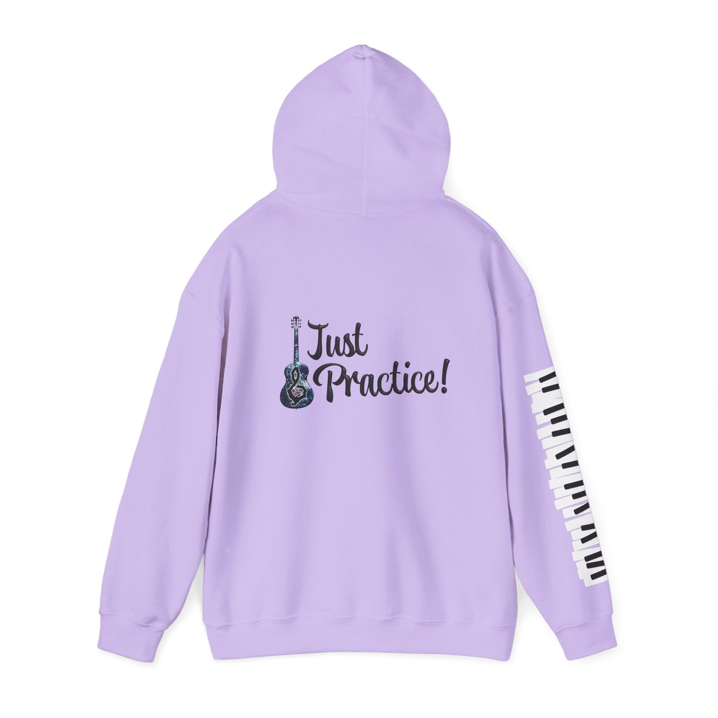 Hunter Hall: Just Practice Guitar and Piano Sleeve Heavy Blend Hoodie