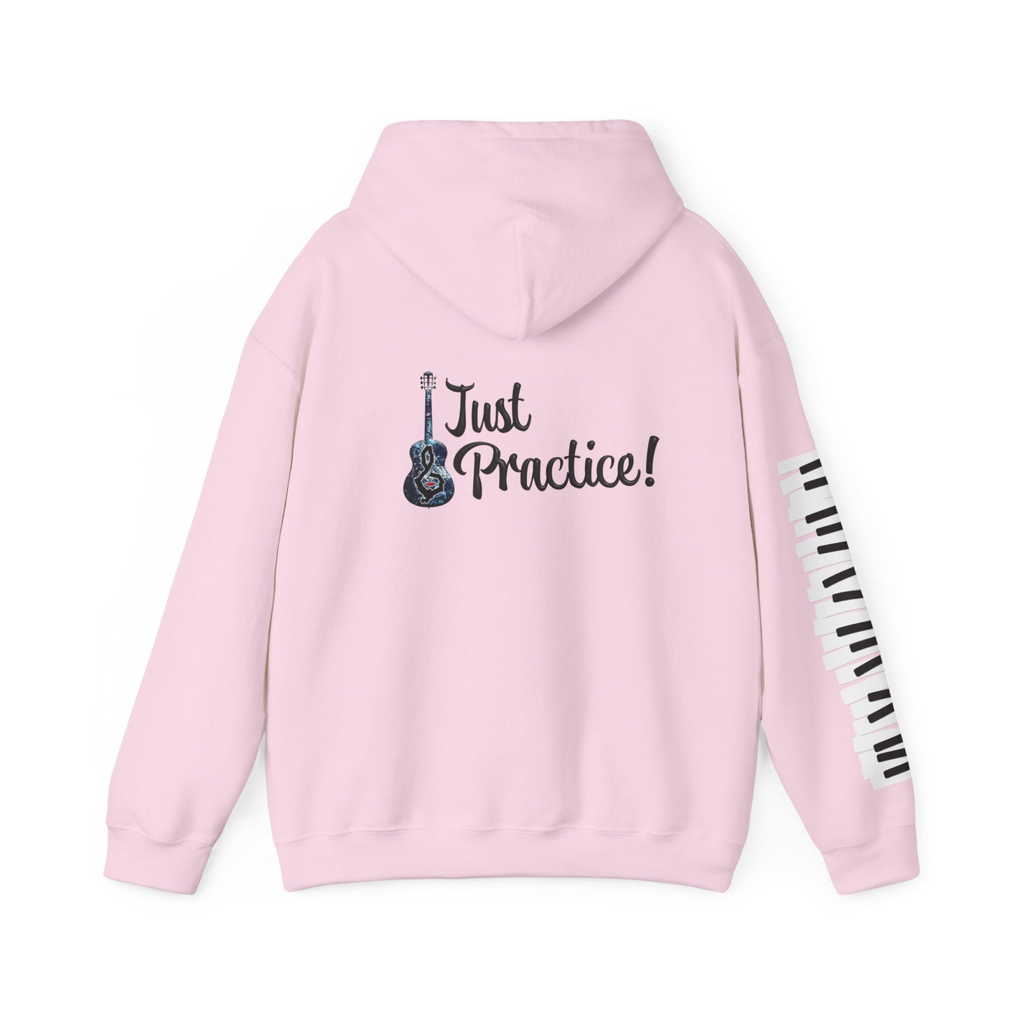 Hunter Hall: Just Practice Guitar and Piano Sleeve Heavy Blend Hoodie