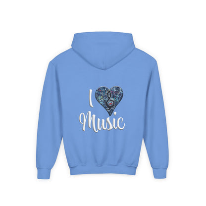 Hunter Hall: I ❤️ Music Youth Hoodie