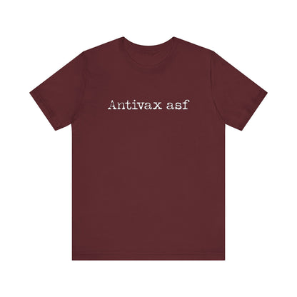 TR Antivax asf Adult Unisex Short Sleeve Tee