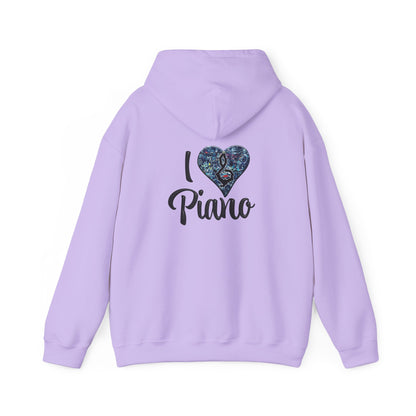 Hunter Hall: I ❤️ Piano Heavy Blend Hoodie