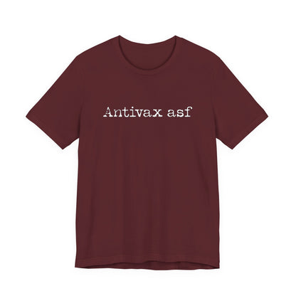 TR Antivax asf Adult Unisex Short Sleeve Tee