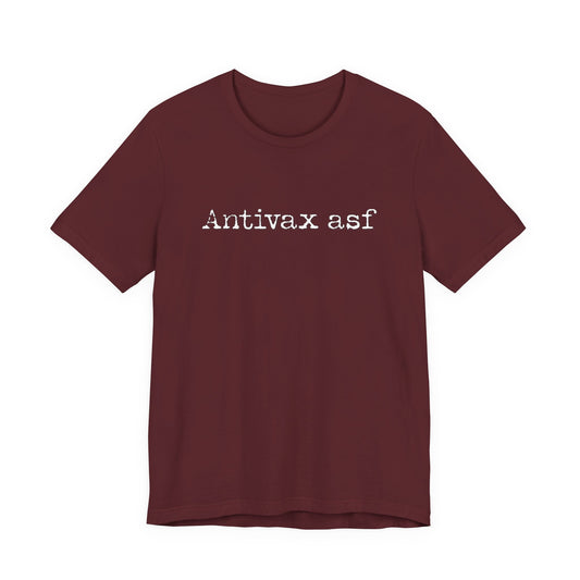 TR Antivax asf Adult Unisex Short Sleeve Tee