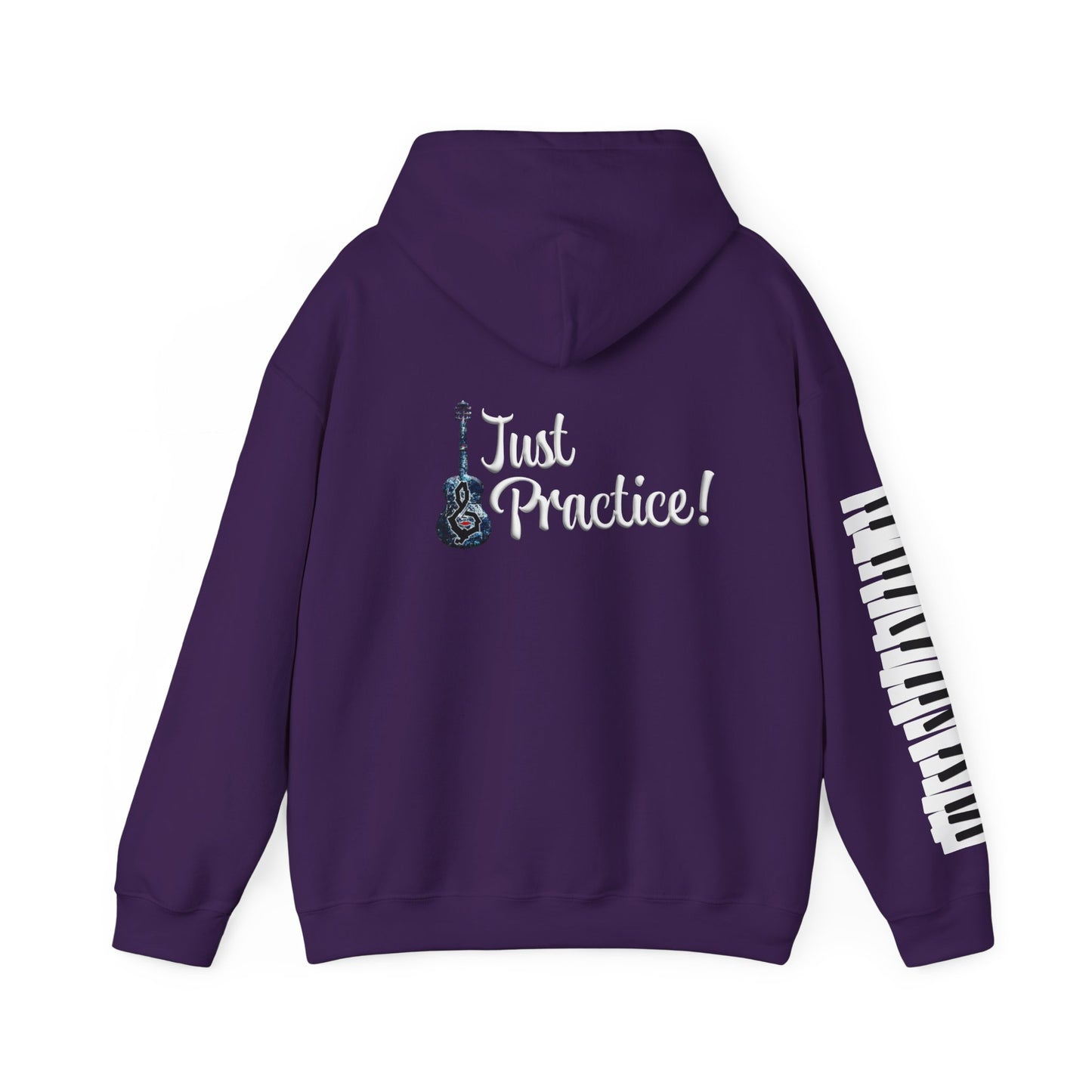 Hunter Hall: Just Practice Guitar and Piano Sleeve Heavy Blend Hoodie