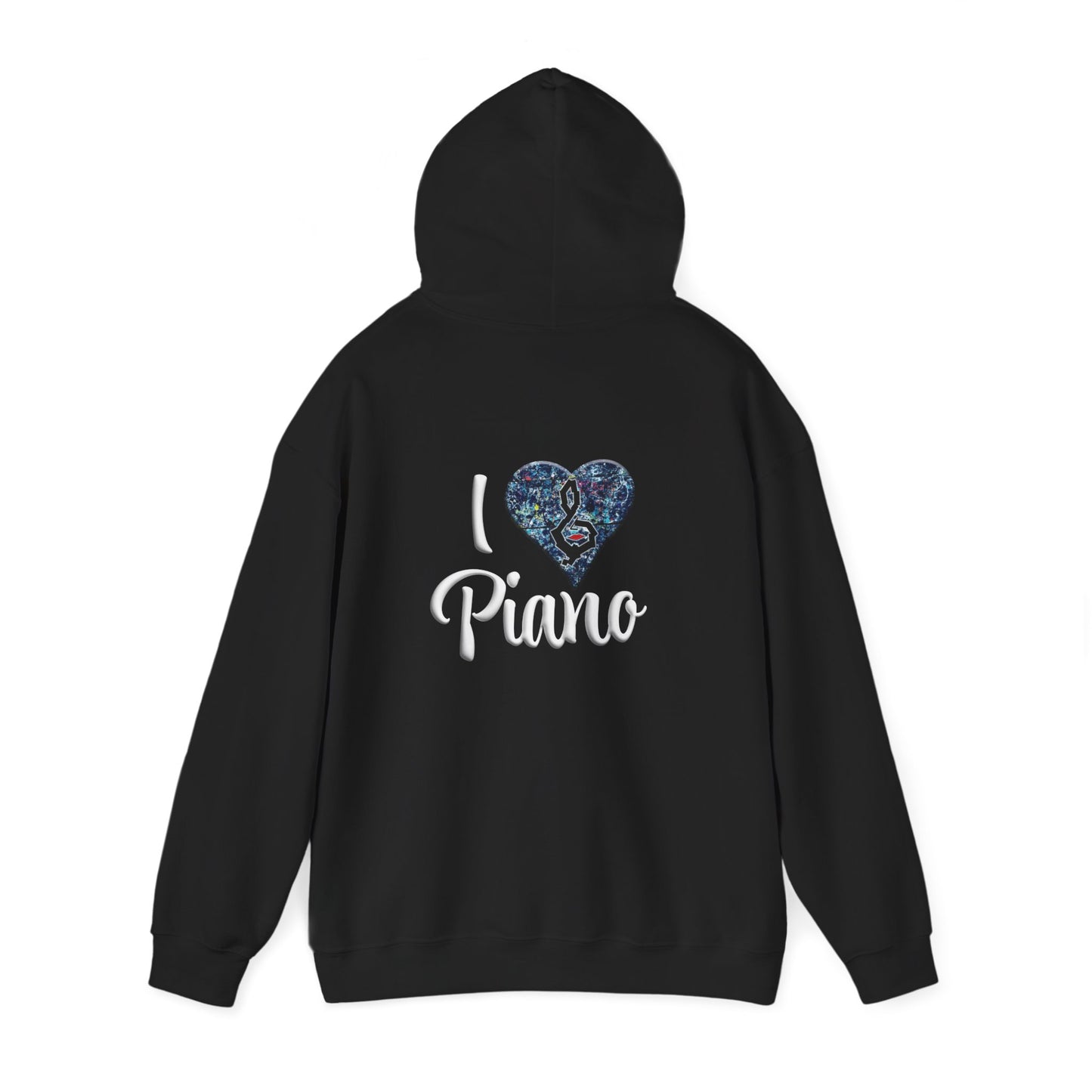 Hunter Hall: I ❤️ Piano Heavy Blend Hoodie