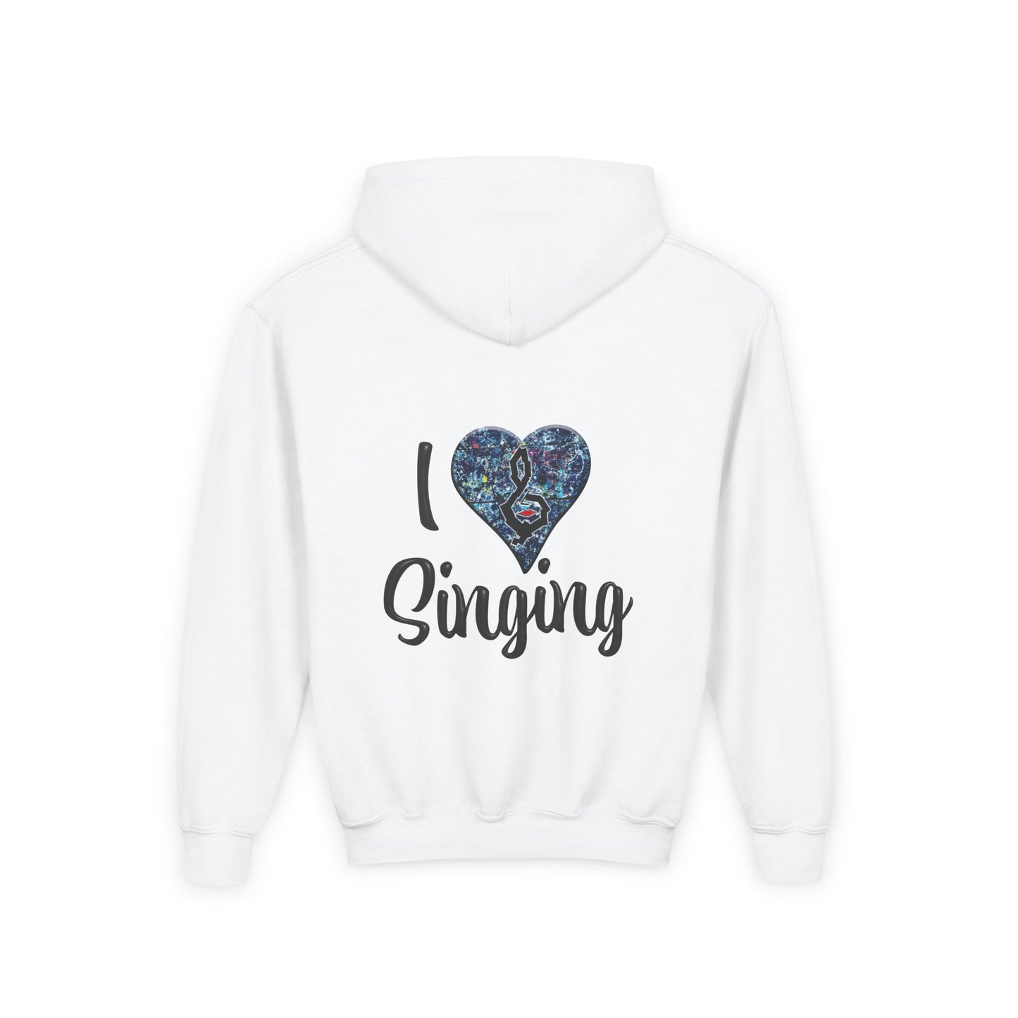 Hunter Hall: I ❤️ Singing Youth Hoodie