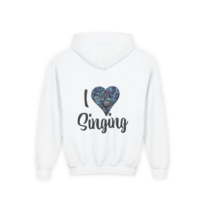 Hunter Hall: I ❤️ Singing Youth Hoodie