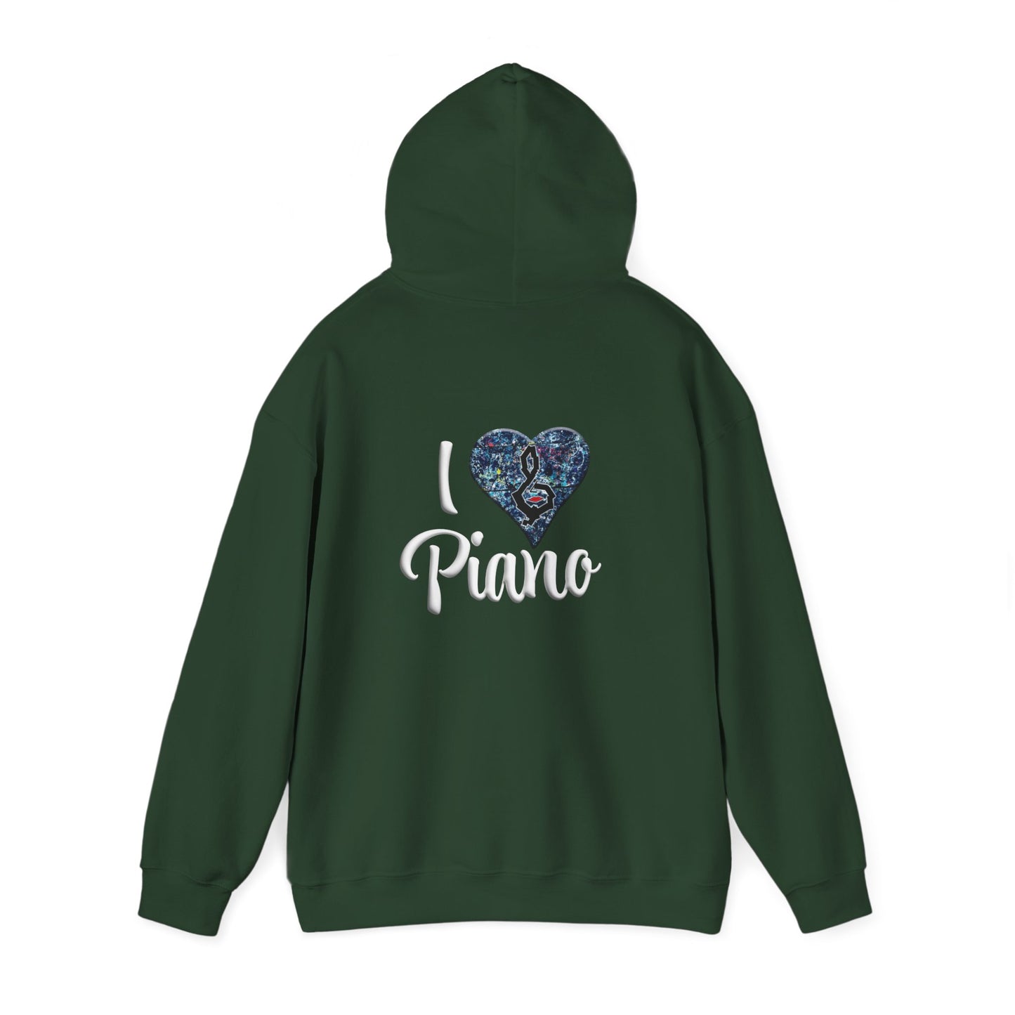 Hunter Hall: I ❤️ Piano Heavy Blend Hoodie