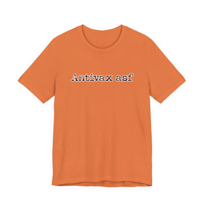 TR Antivax asf Adult Unisex Short Sleeve Tee