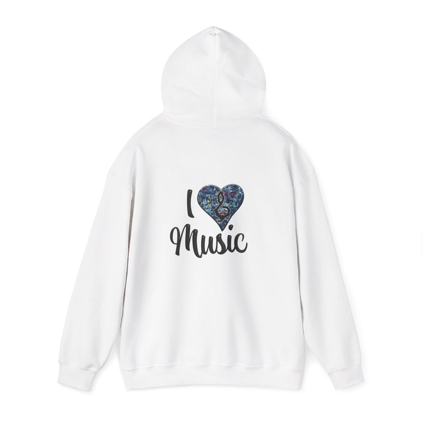 Hunter Hall: I ❤️ Music Heavy Blend Hoodie