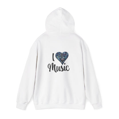 Hunter Hall: I ❤️ Music Heavy Blend Hoodie