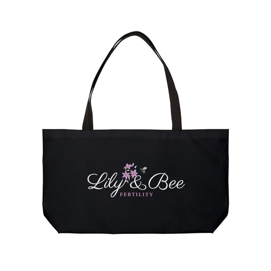 Lily & Bee Weekender Tote - Black