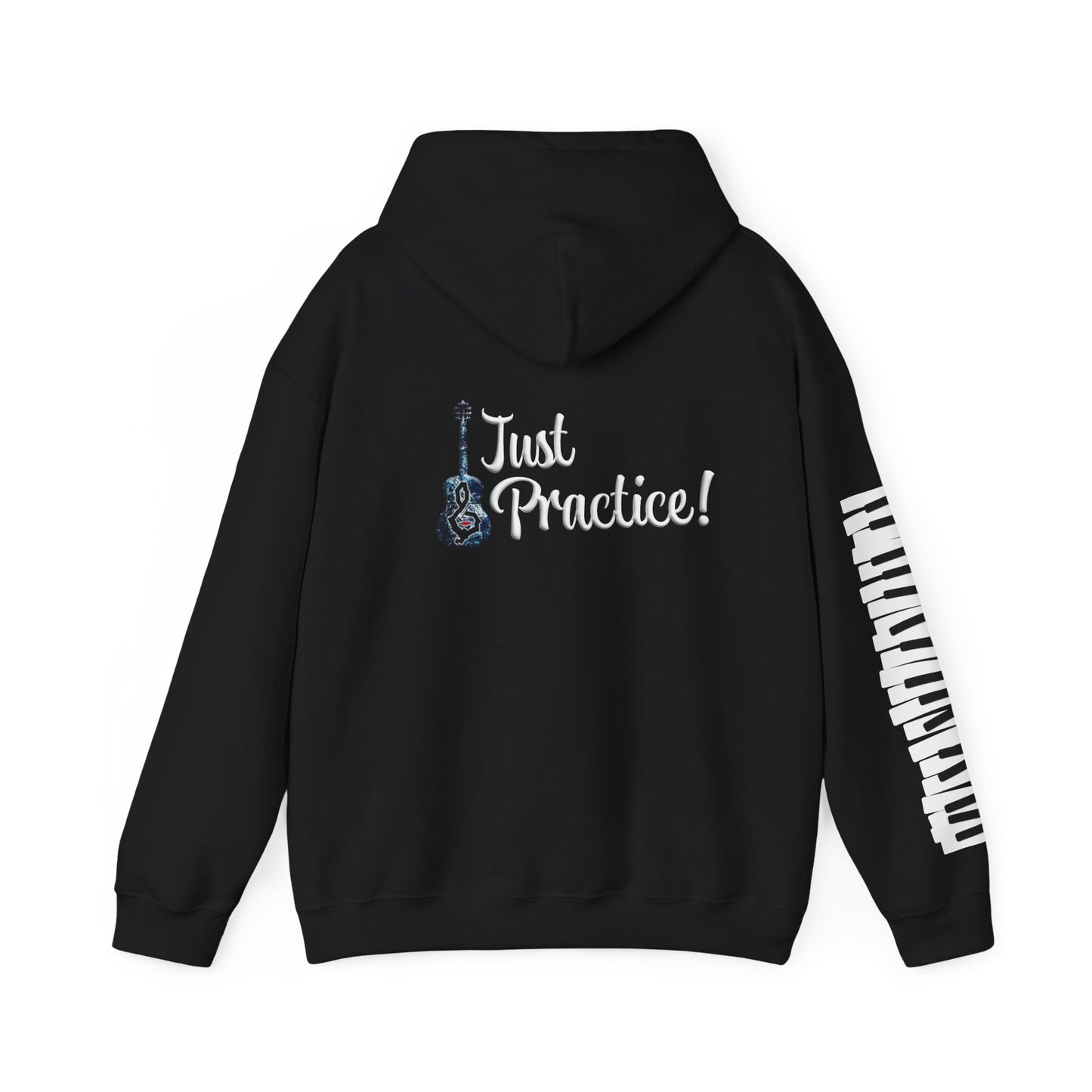 Hunter Hall: Just Practice Guitar and Piano Sleeve Heavy Blend Hoodie