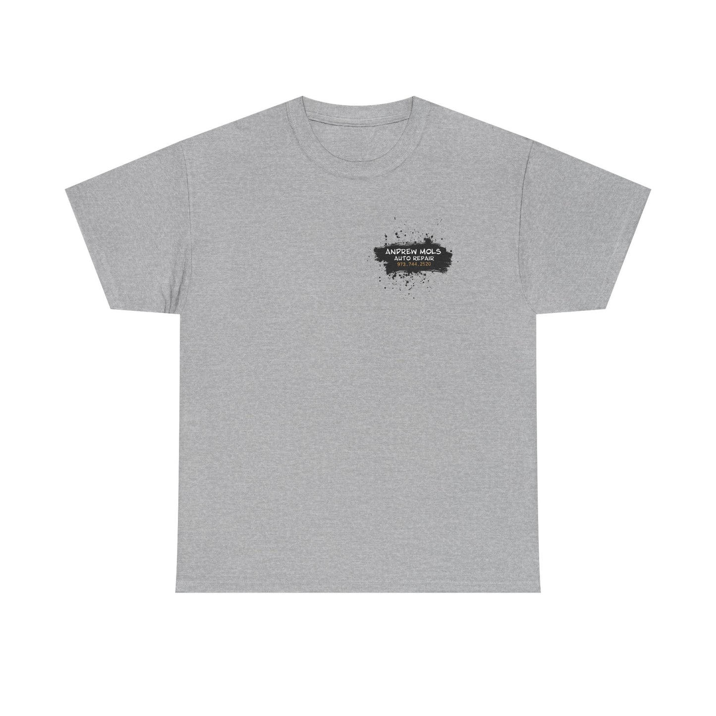 ANDREW MOLS AUTO REPAIR Unisex Heavy Cotton Tee B