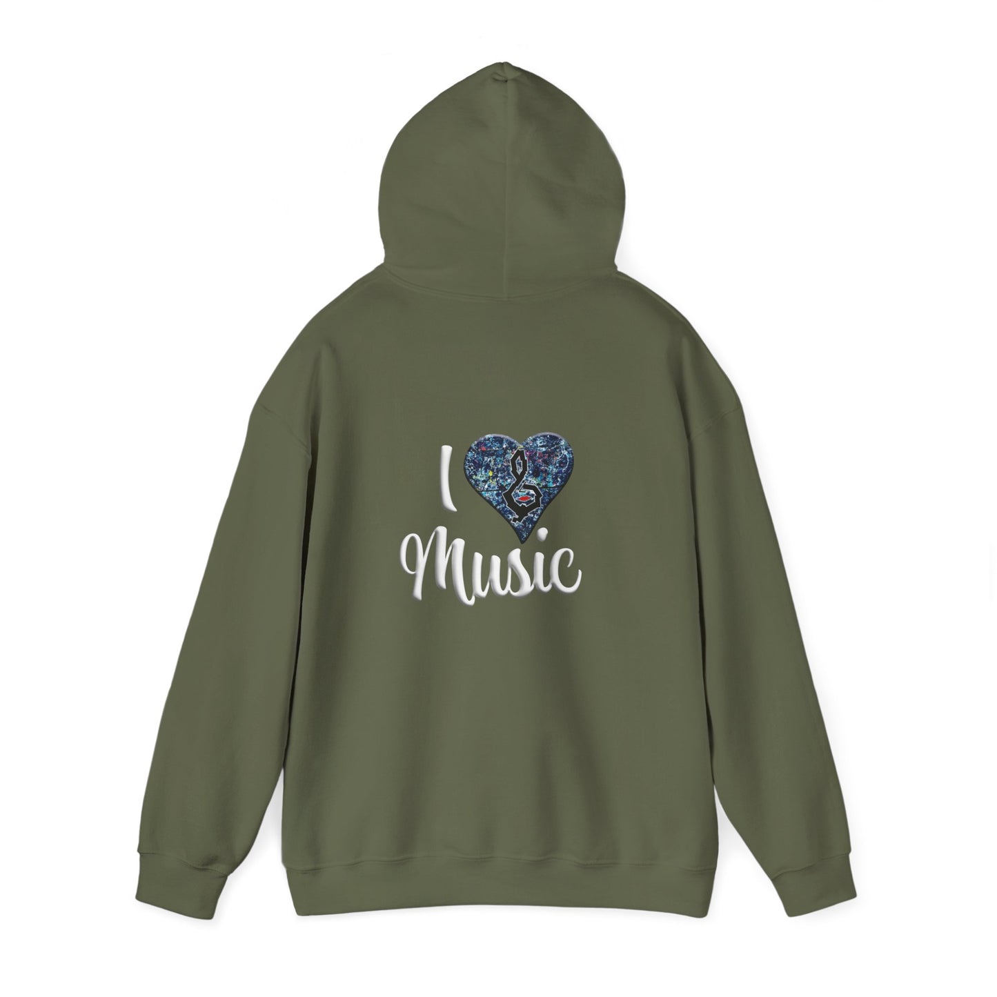 Hunter Hall: I ❤️ Music Heavy Blend Hoodie