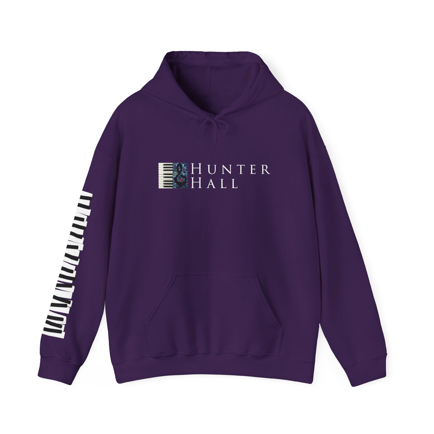 Hunter Hall: Just Practice Piano Sleeve Heavy Blend Hoodie