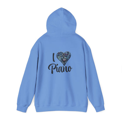 Hunter Hall: I ❤️ Piano Heavy Blend Hoodie