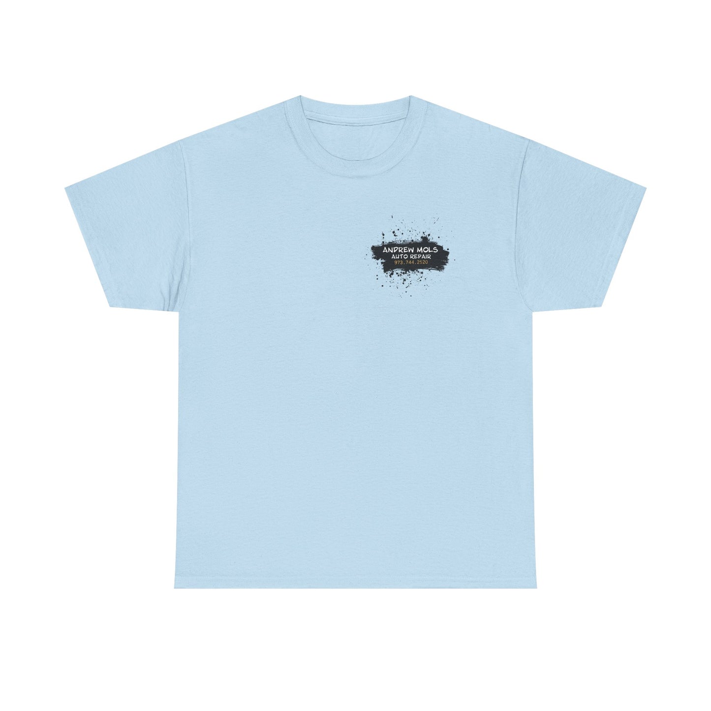 ANDREW MOLS AUTO REPAIR Unisex Heavy Cotton Tee B