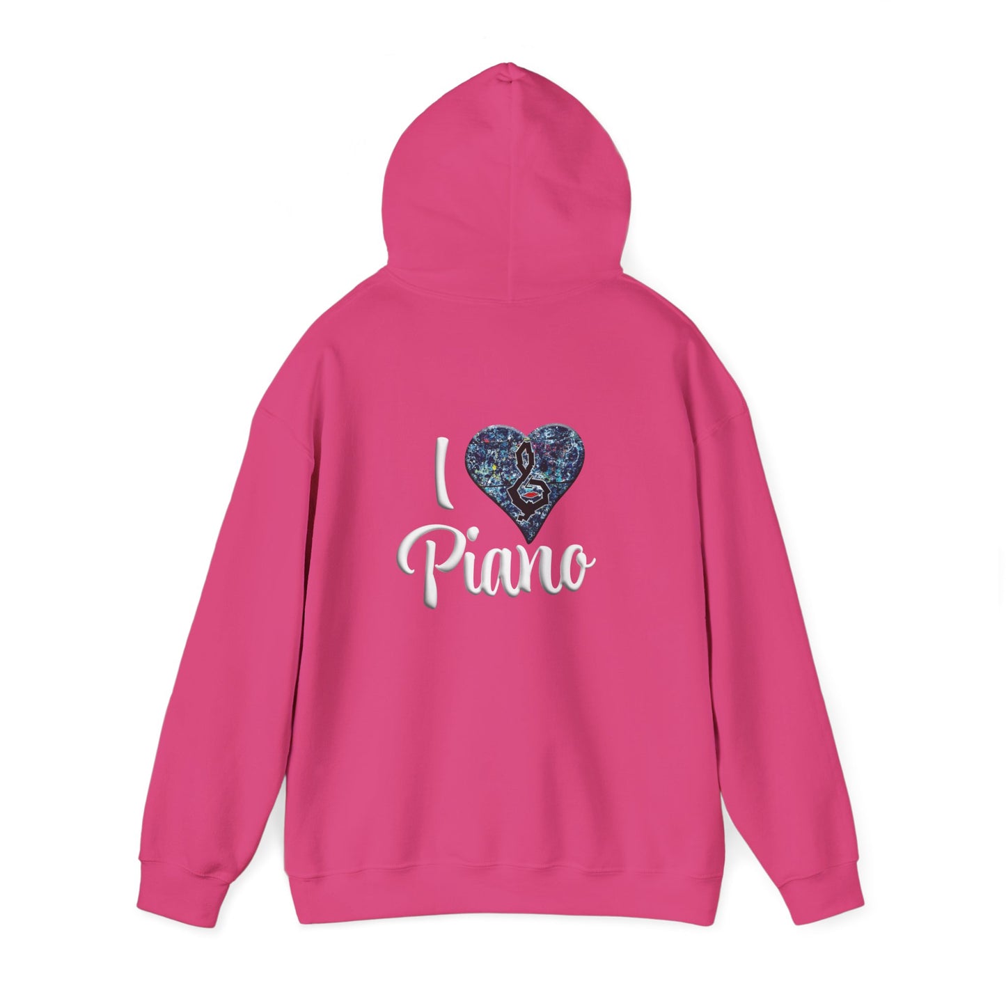 Hunter Hall: I ❤️ Piano Heavy Blend Hoodie